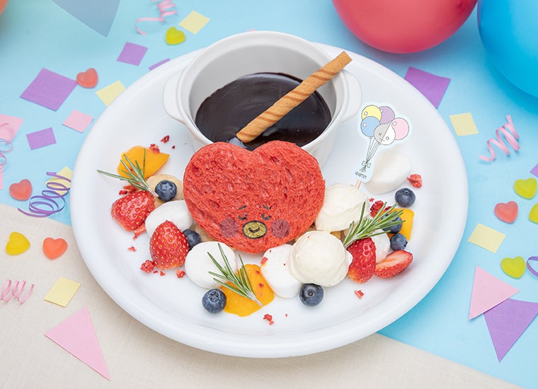 TATAのチョコフォンデュ税込1,958円（C）BT21