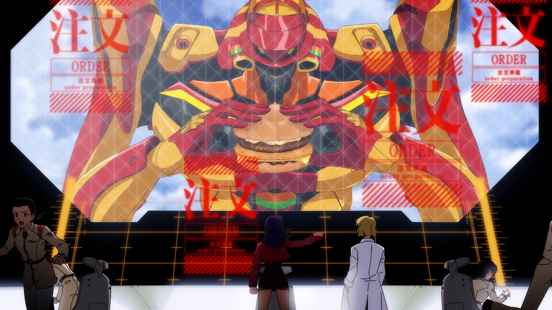 エヴァンゲリオンバーガー誕生篇（30秒）／画像提供：日本マクドナルド