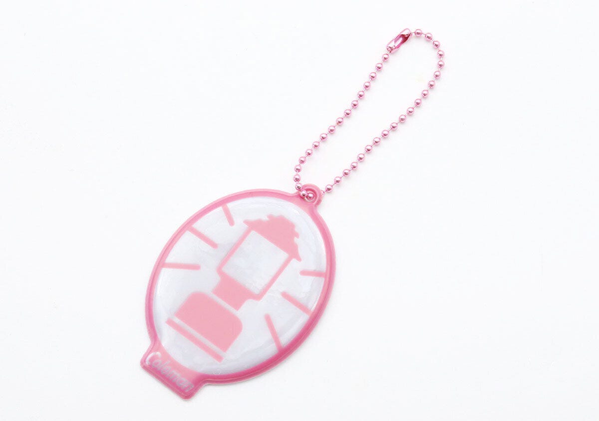 Coleman撥水ボストンバッグピンクリフレクターチャーム