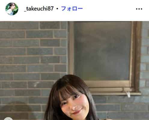 RIZINガール・竹内花、膝上ミニスカ×へそ出し衣装姿に反響続々