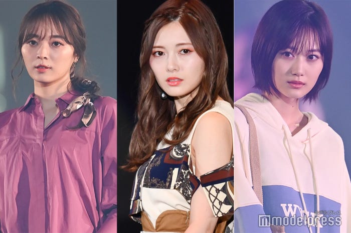 梅澤美波、白石麻衣、山下美月(C)モデルプレス