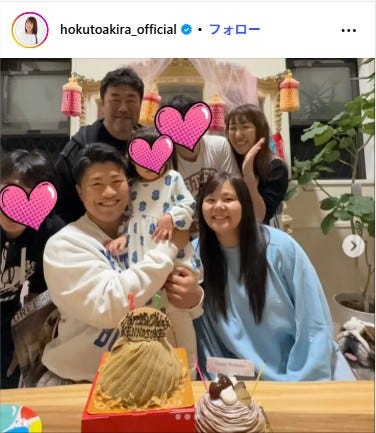 北斗晶Instagramより