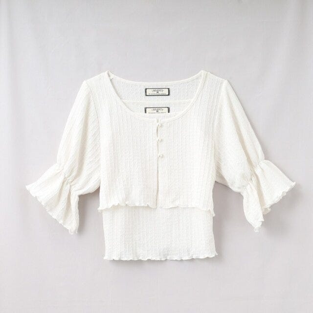 しまむら　新作　トップス　キャミソール　カーディガン