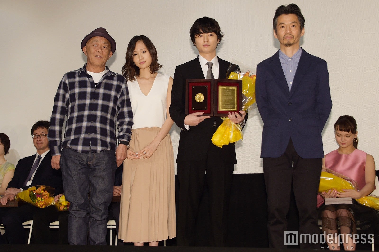廣木隆一監督、前田敦子、染谷将太、石井岳龍監督（C）モデルプレス