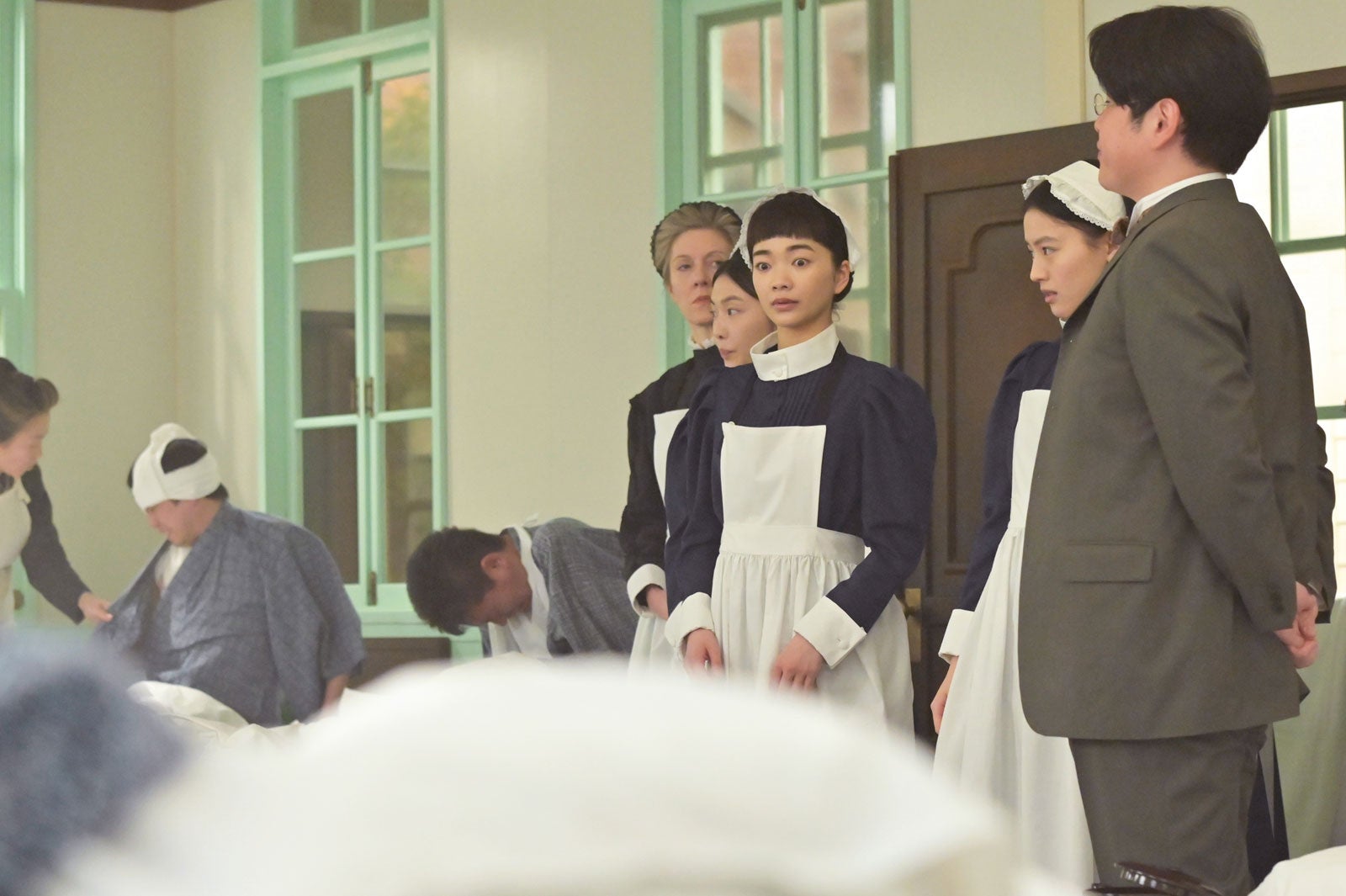 見上愛、上坂樹里ら「風、薫る」第31話（C）NHK