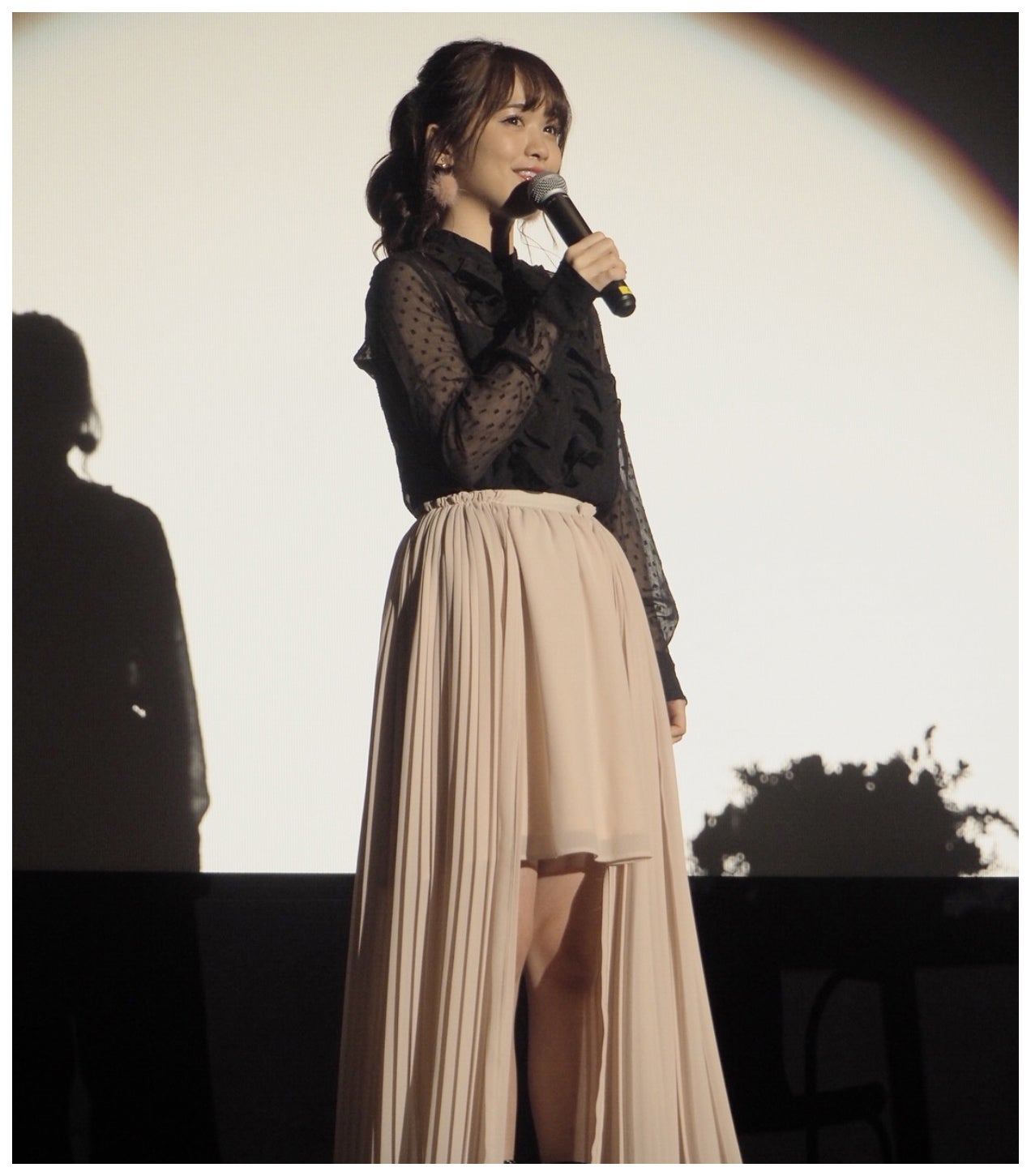 映画館でのイベントの様子／菅本裕子オフィシャルブログ（LINE）より