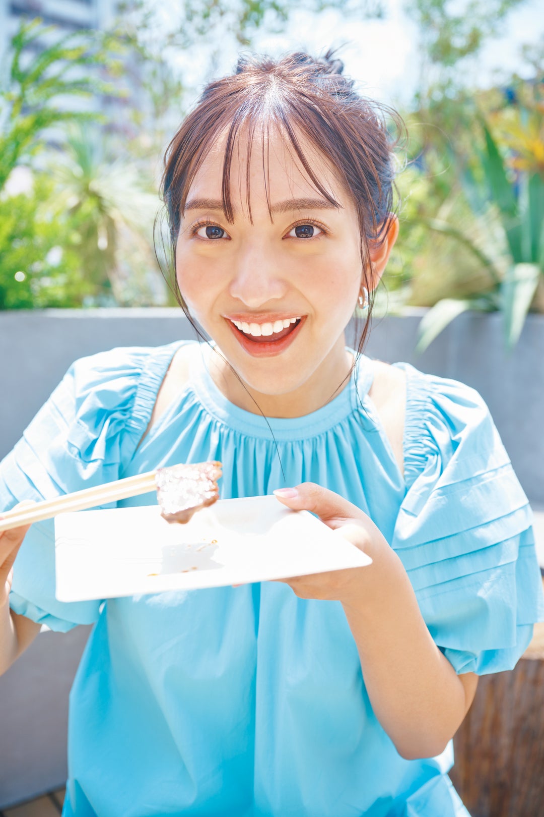 藤本万梨乃　ミニプレート　フジテレビアナウンサー フジ藤本万梨乃アナ：「めざましテレビ」で奮闘中の“末っ子