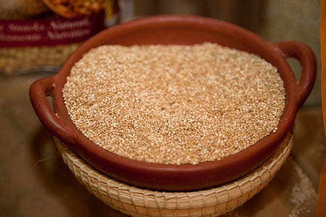 多用しやすいキヌア(rcio ecuatoriano de Exportadores de Quinua / Cancillería Ecuador)