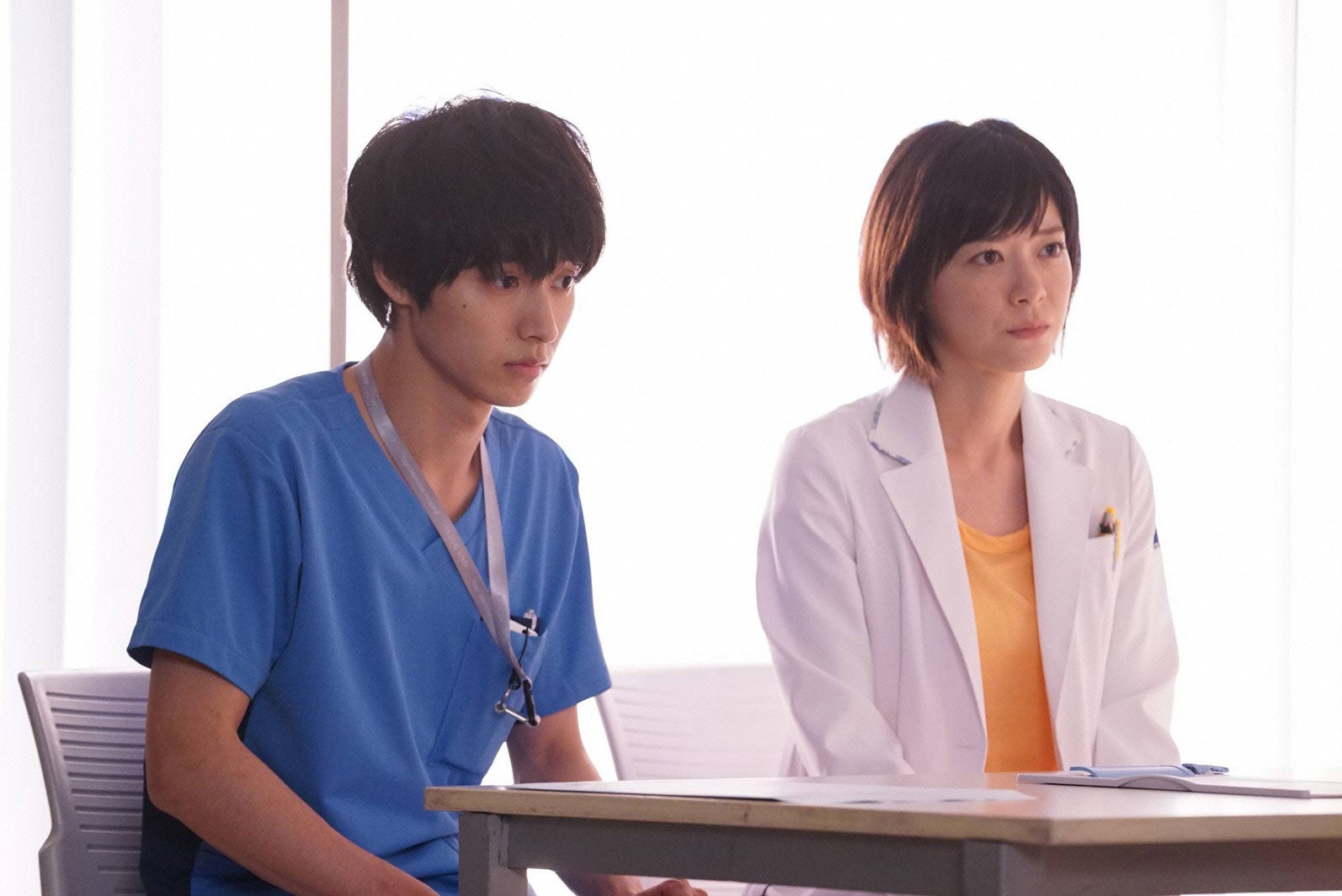 山崎賢人・上野樹里／「グッド・ドクター」第4話より（C）フジテレビ