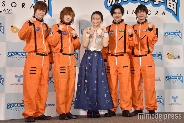 (左から)宇野結也、定本楓馬、岡田結実、栗山航、仲田博喜 (C)モデルプレス