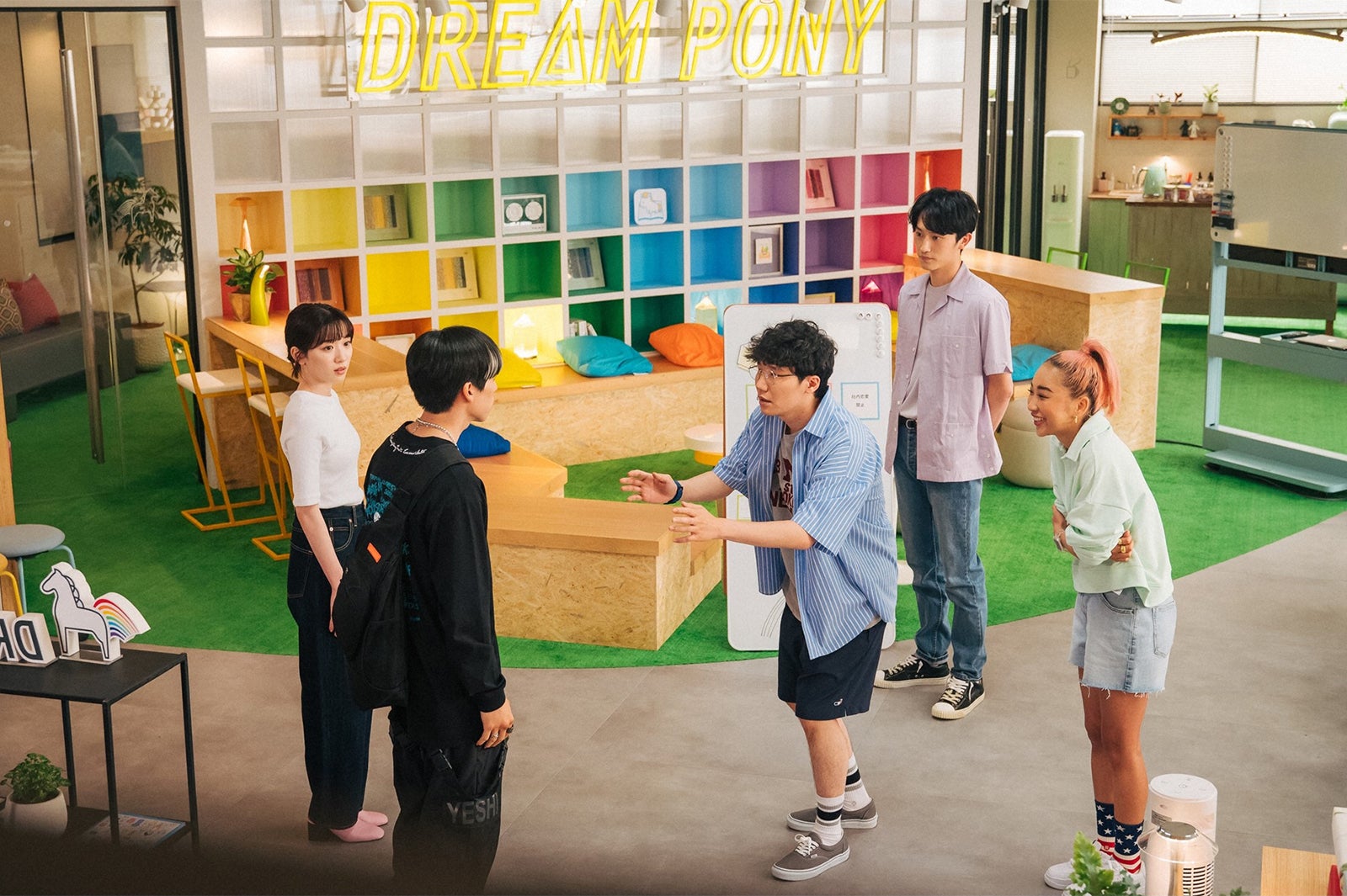 「ユニコーンに乗って」第1話より（C）TBS／撮影：加藤春日