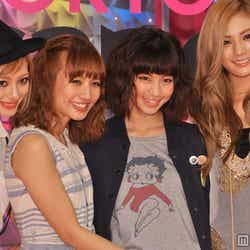 新番組でレギュラーをつとめる4人(写真左から)木下ココ、優木まおみ、安田美沙子、AFTERSCHOOL・ナナ