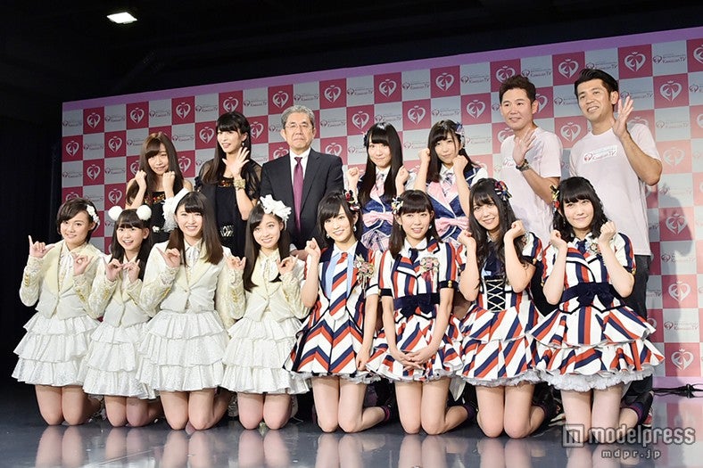 沖縄に山本彩、渡辺美優紀らNMB48、“天使すぎる”と話題の橋本環奈らRev.from DVLが集結／アイドル専門チャンネル『Kawaiian TV』開局記者会見の模様