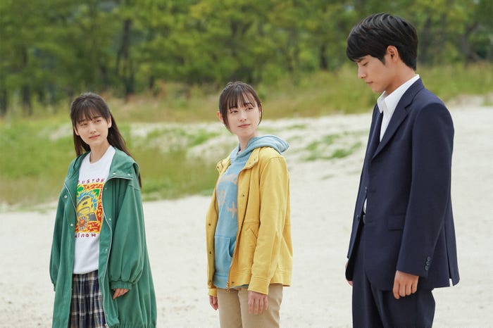 山下美月、福原遥、赤楚衛二/「舞いあがれ!」第33話(C)NHK