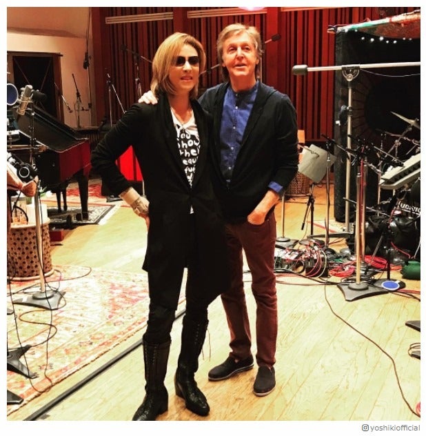 YOSHIKI、ポール・マッカートニーとの2ショット公開「レジェンド揃った」「夢みたい」興奮の声続々