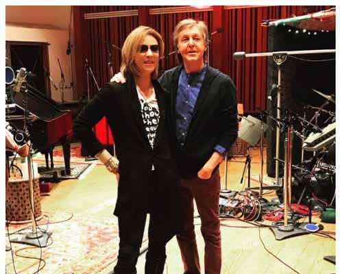 YOSHIKI、ポール・マッカートニーとの2ショット公開「レジェンド揃った」「夢みたい」興奮の声続々