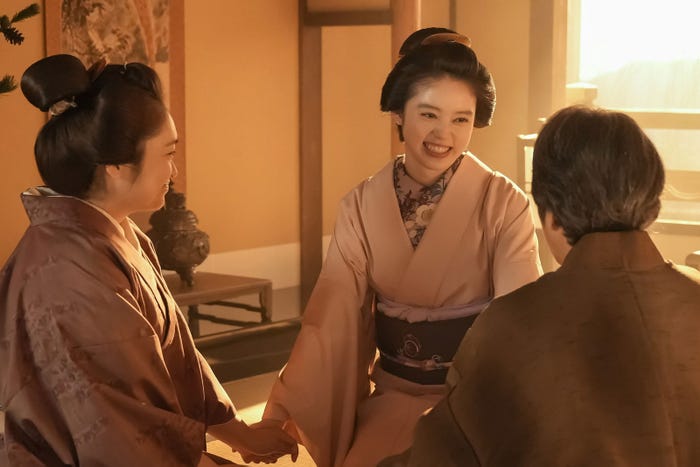 池脇千鶴、高石あかり、岡部たかし「ばけばけ」第113話(C)NHK