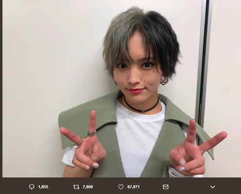 山本彩、斬新ツートーンヘアに「イケメンすぎ」と絶賛相次ぐ