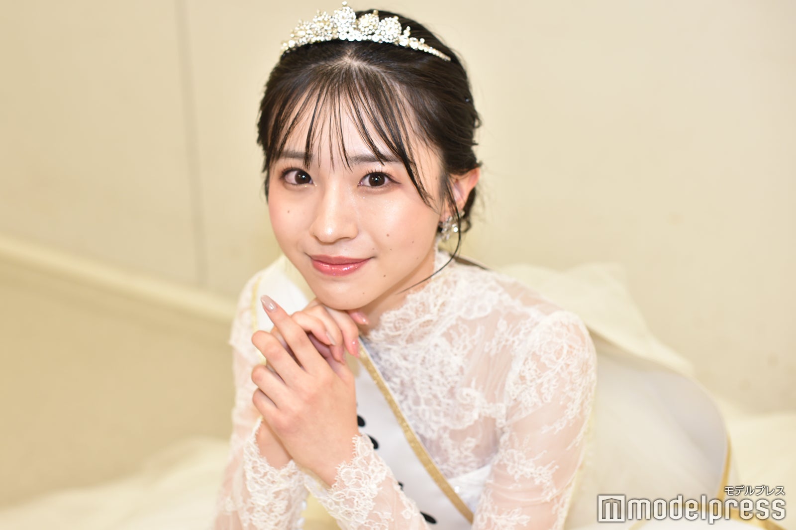 「ミス青山コンテスト2022」グランプリを受賞した五百住有希さん（C）モデルプレス