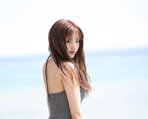 安斉かれん、初水着で美ボディ披露 1st写真集決定