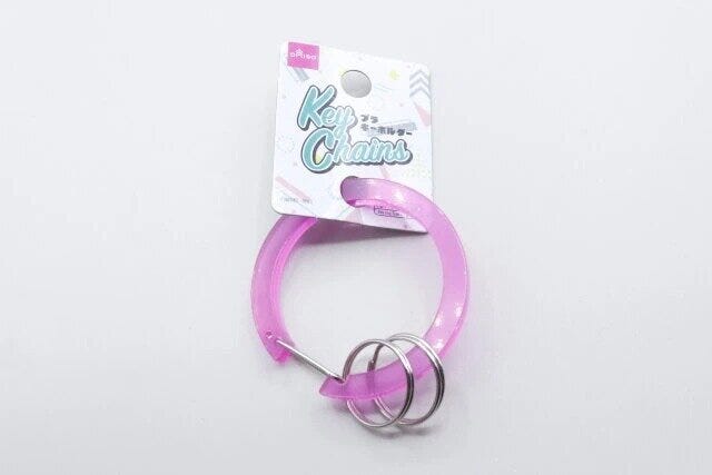 ダイソー　プラキーホルダー　商品タグ