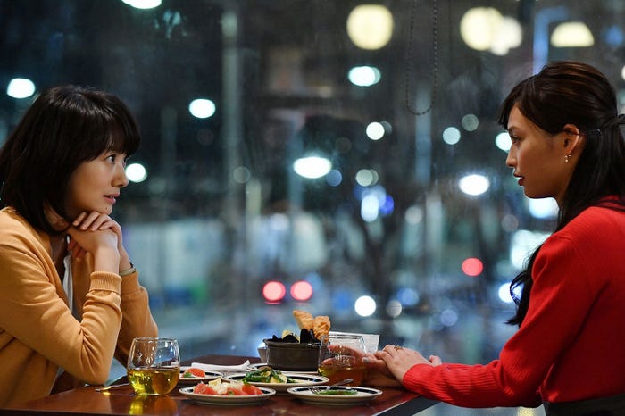 波瑠、大政絢/「あなたのことはそれほど」第2話より(画像提供:TBS)