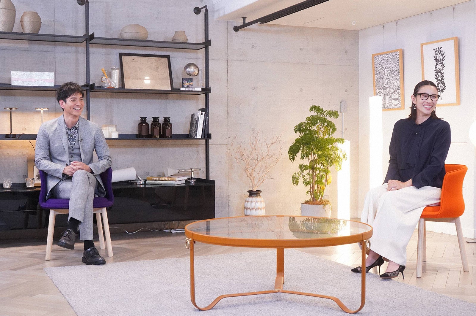 沢村一樹、水野美紀（C）フジテレビ