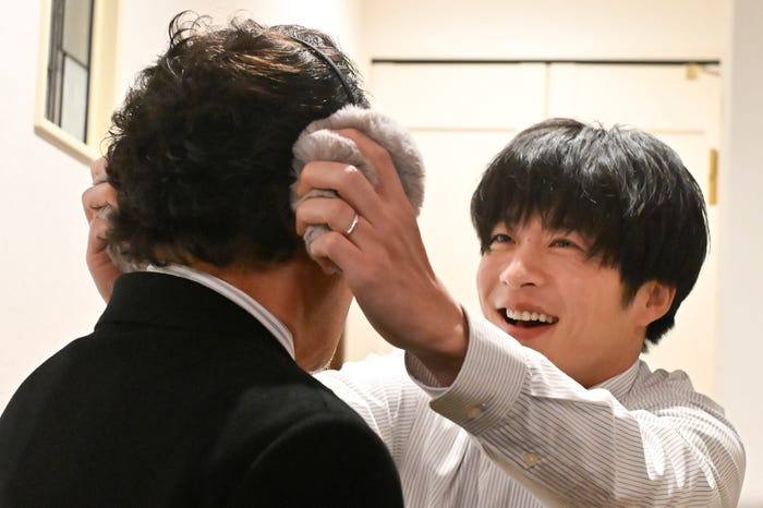 吉田鋼太郎、田中圭「おっさんずラブ-リターンズ-」第1話(C)テレビ朝日