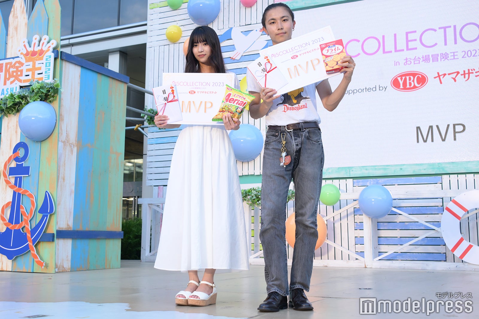 MVPを受賞した杉山緋那さん、古瀧颯さん（C）モデルプレス