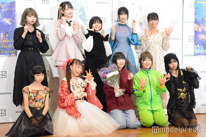 (上段左から)あめのさん、瑛依さん、オオハラさん、蒼咲はるかさん、吉志柚香さん/(下段左から)飴さん、胡桃沢はなさん、金井球さん、muteさん、Ayumiさん /「ミスiD 2022」グランプリ・各賞発表イベントの様子(C)モデルプレス