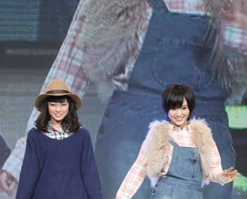 NMB48山本彩&渡辺美優紀、キュートな手つなぎウォーキングに大歓声