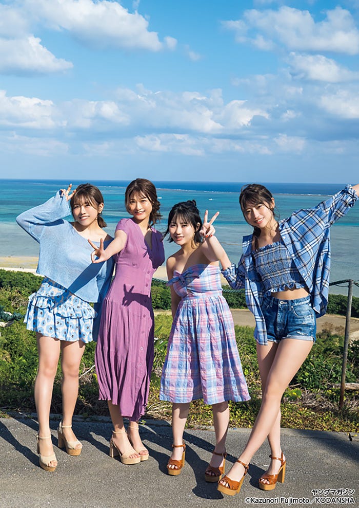 武田智加、宮崎想乃、田中美久、山下エミリー(C)講談社