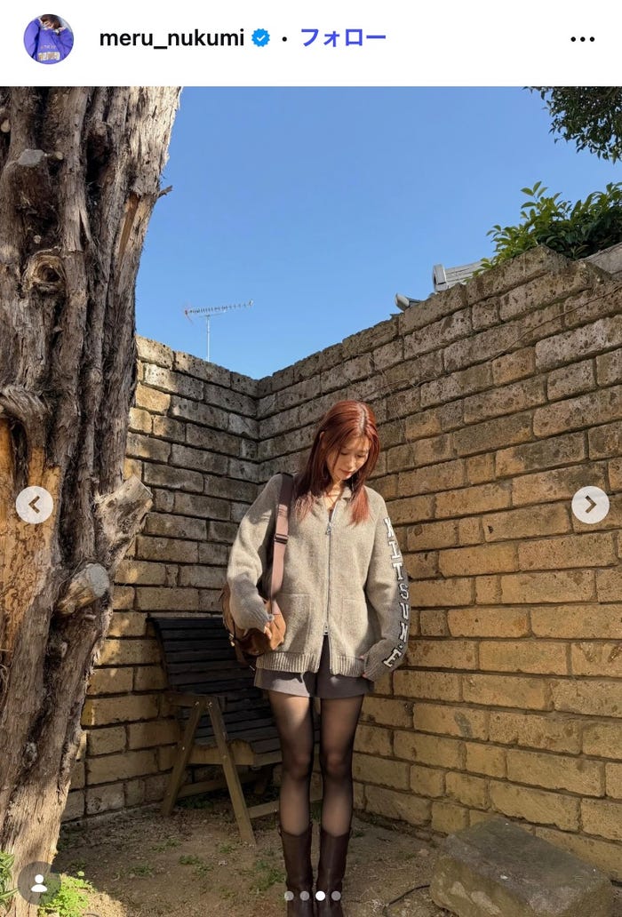 生見愛瑠Instagramより