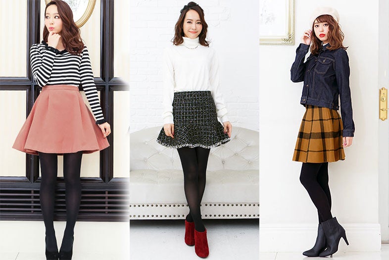 冬こそ可愛い「ミニスカート」が再注目の兆し！