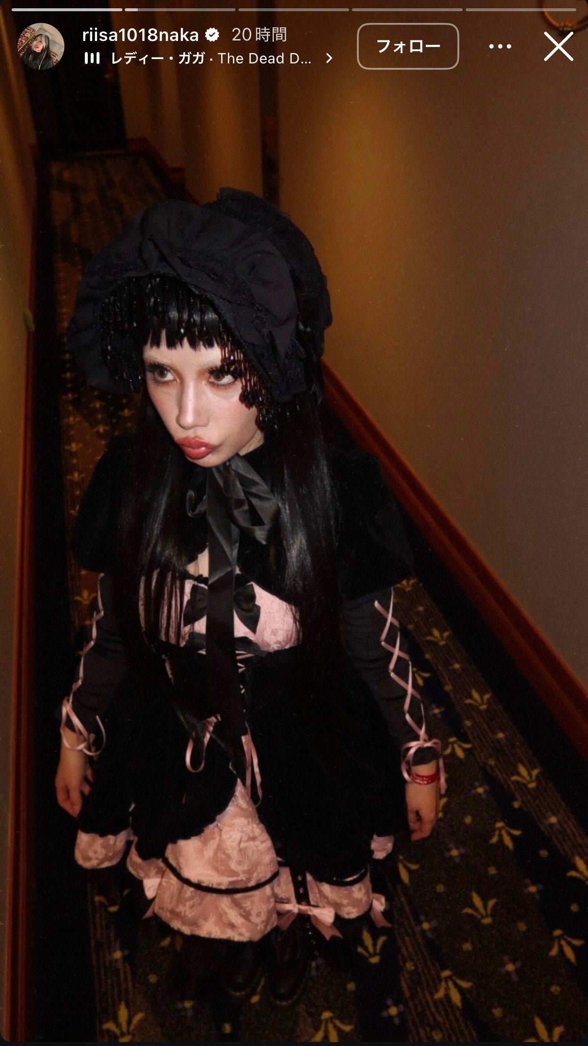 仲里依紗Instagramストーリーズより