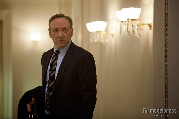 ケヴィン・スペイシー演じるフランシス・アンダーウッド(C)2013 MRC II Distribution Company L.P. All Rights Reserved.