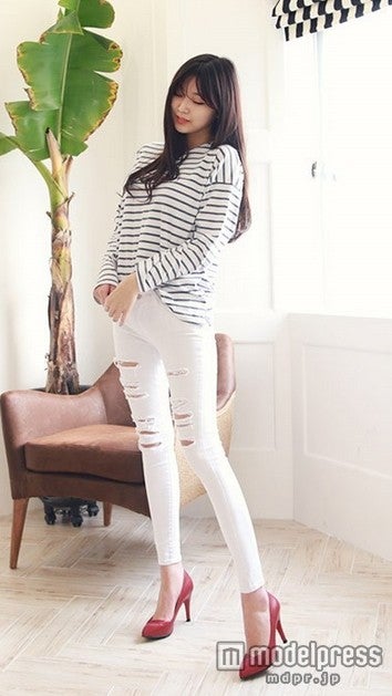 ダメージスキニーパンツ「OGAGE JAPAN」3,980円（税込）