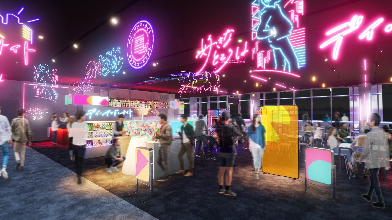 飲食エリアイメージ（C）Bandai Namco Amusement Inc