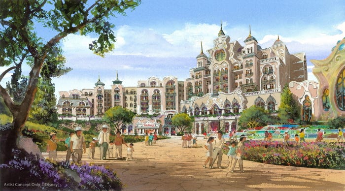 「東京ディズニーシー・ファンタジースプリングスホテル」イメージ(昼)(C)Disney