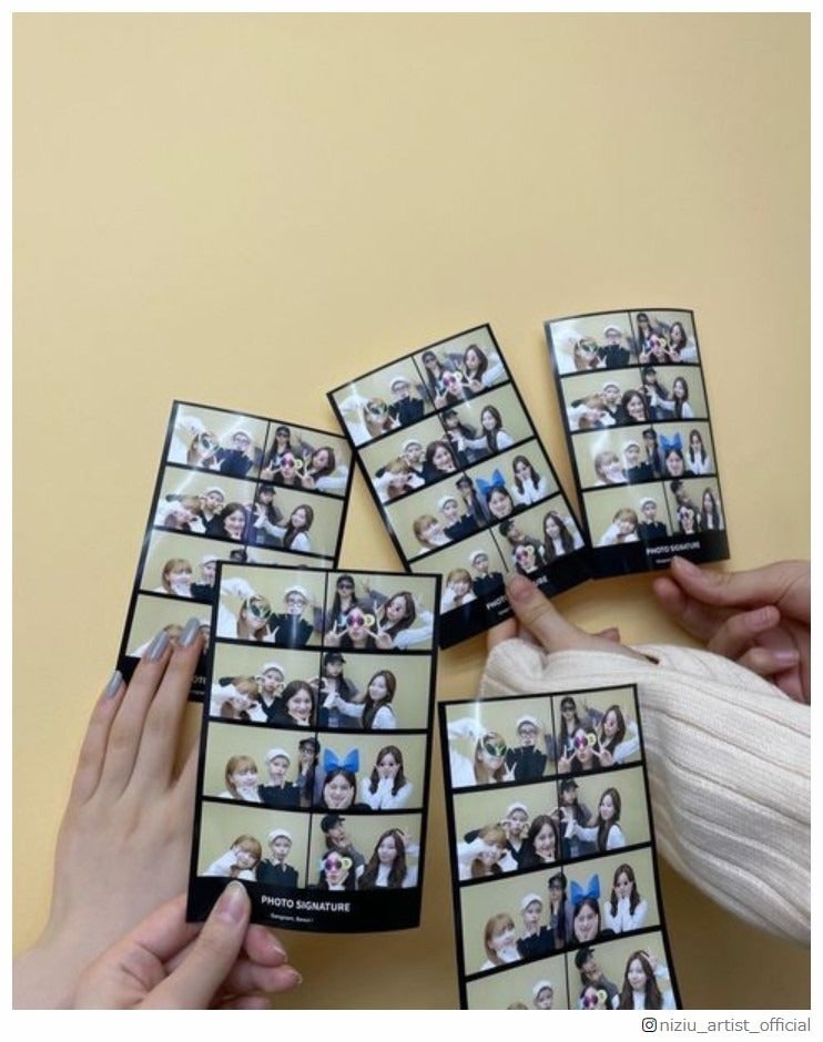 NiziUミイヒ・アヤカら、韓国でのプリクラ公開に反響「可愛すぎる」「楽しそう」