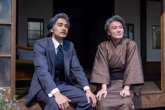 中村蒼、神木隆之介「らんまん」第129話(C)NHK