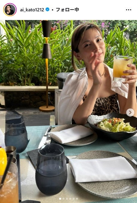 加藤あいInstagramより