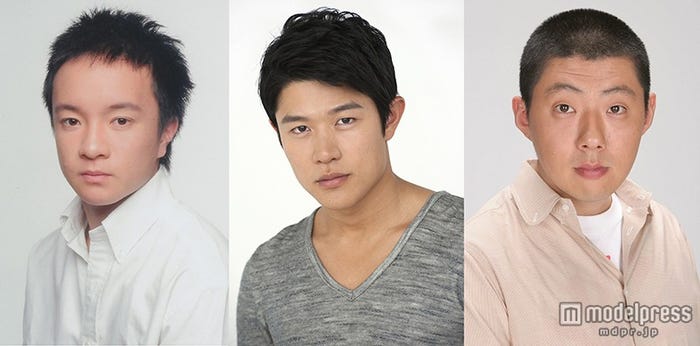 (左より)濱田岳、鈴木亮平、荒川良々