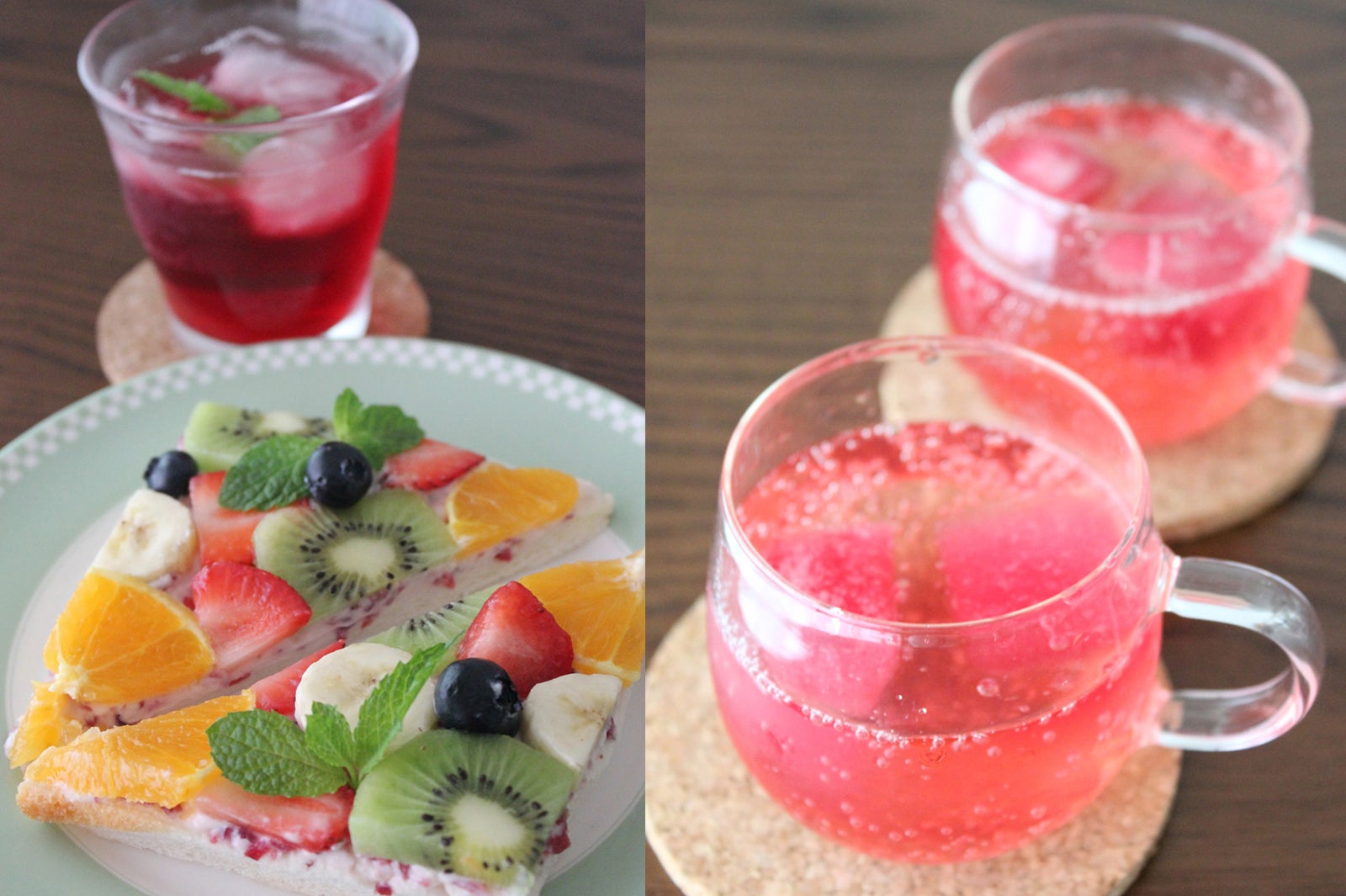 フォトジェニックなドリンクにきゅん！