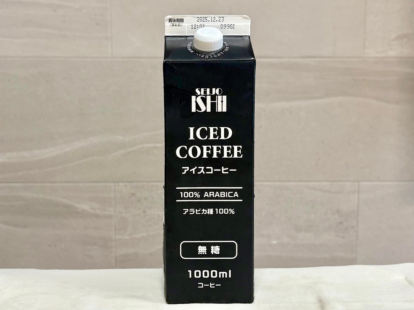 「成城石井 アイスコーヒー無糖 1000ml 」 496円(税込)