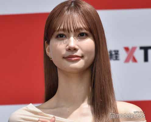 生見愛瑠「【推しの子】」ハマる 美デコルテ際立つヌーディードレスで登場