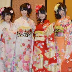 SKE48メンバー左から平松可奈子、松井玲奈、高柳明音、須田亜香里
