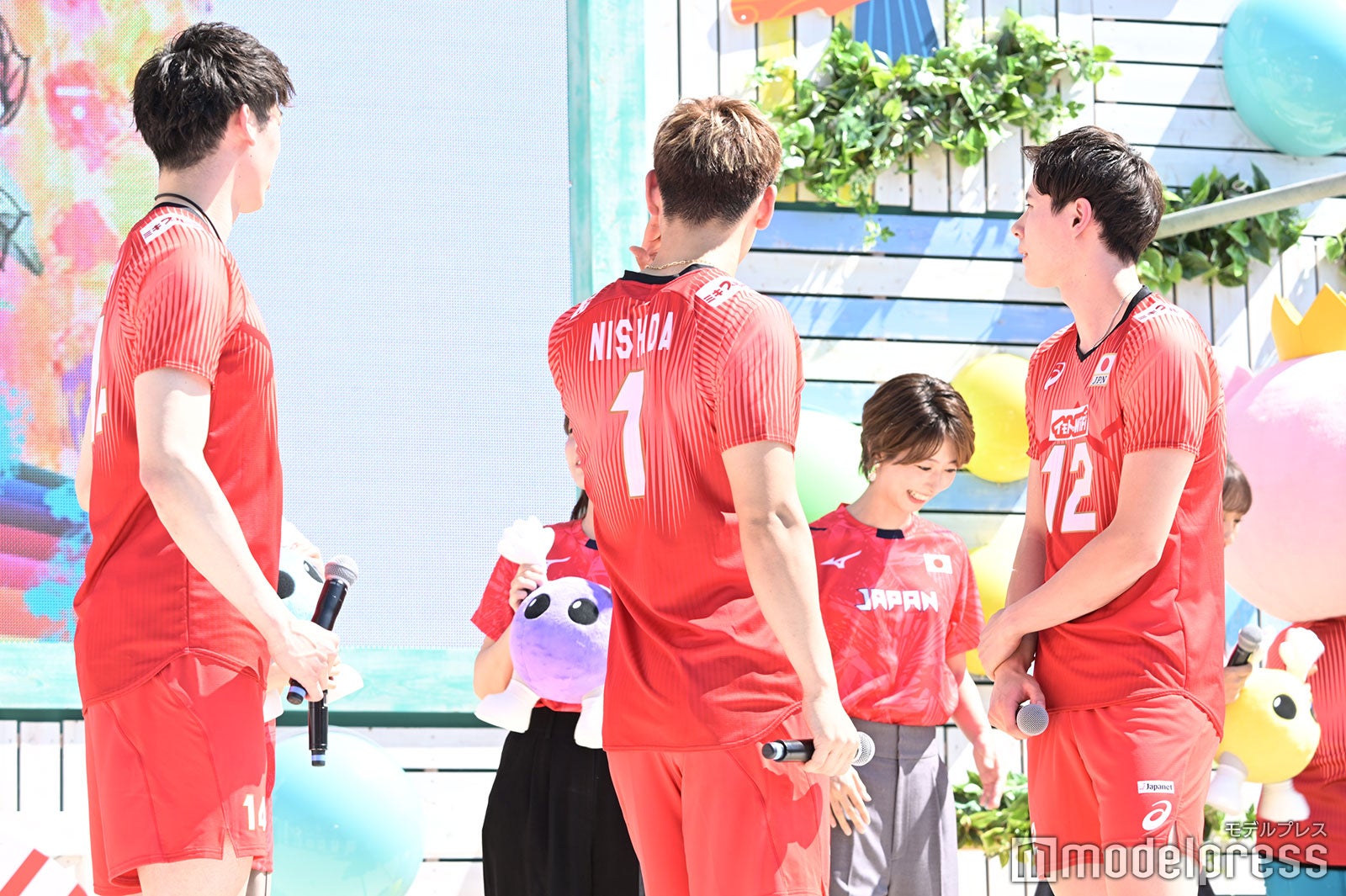 石川祐希選手、西田有志選手、高橋藍選手（C）モデルプレス