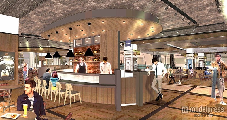 「EVVIVA！（エヴィーバ！）」カフェ＆バー（ディナータイム）／画像提供：三井不動産