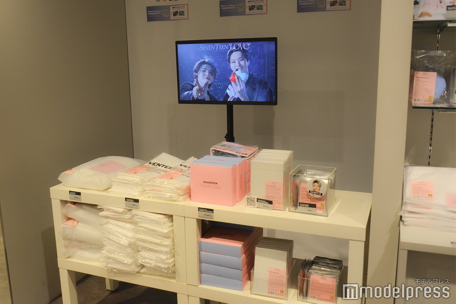 「SEVENTEEN TOUR 'FOLLOW' AGAIN TO JAPAN POP-UP STORE」（C）モデルプレス